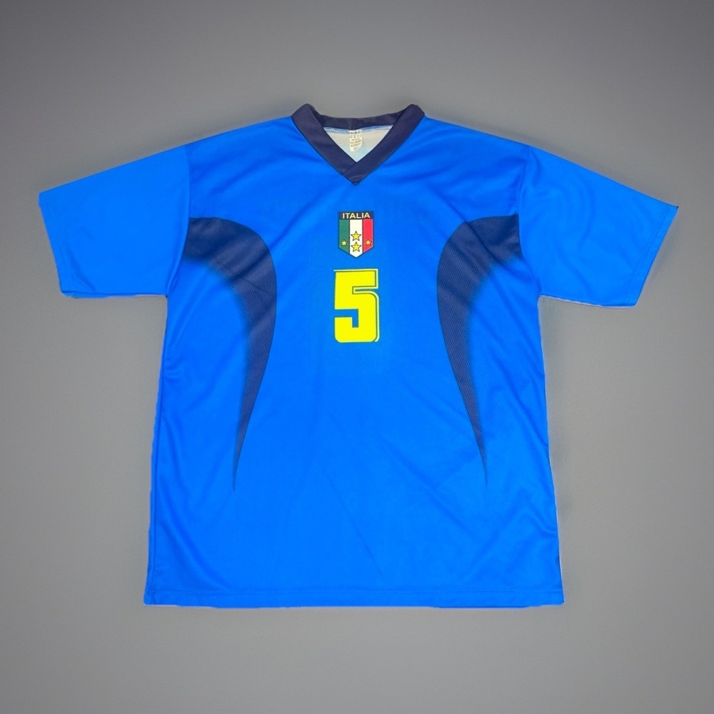 Italia Niational Team 2006 CANNAVARO #5 "World Cup" Men's XL Soccer Jersey